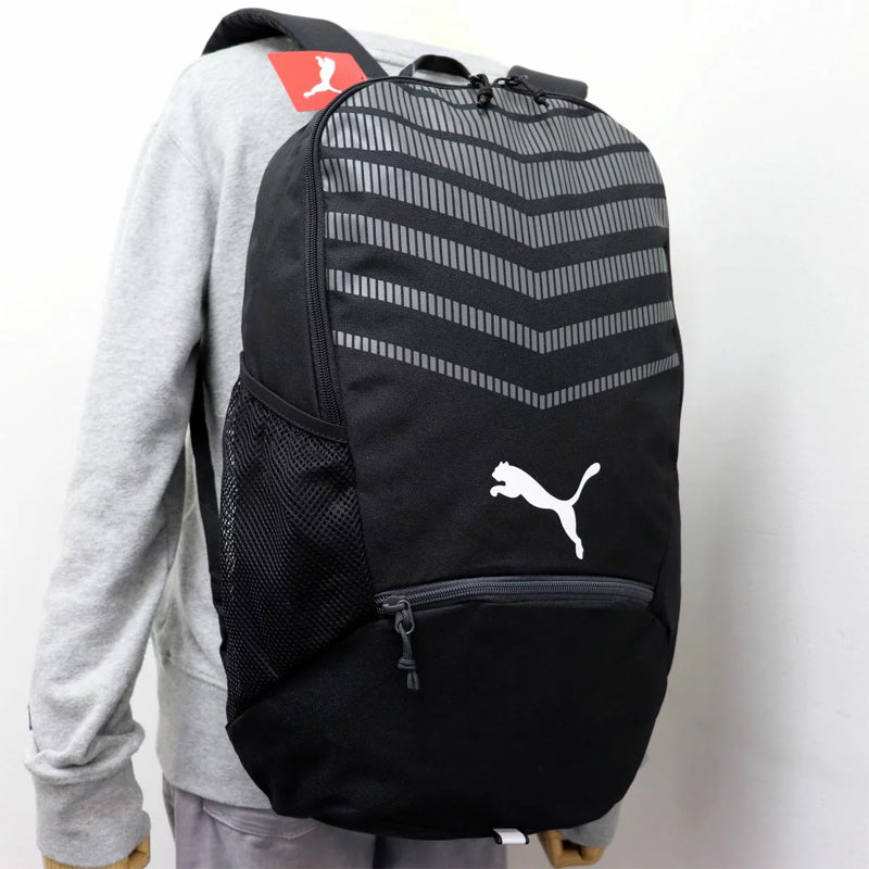 PUMA Football Play Backpack 'Black White' 077162-06