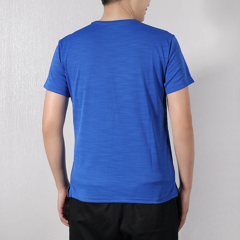 Nike Dri-FIT Sports Training Quick Dry Round Neck Short Sleeve Blue AJ8022-480