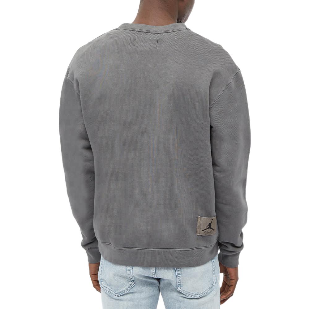 Air Jordan Flight Heritage Washed Crewneck Sweatshirt Gray DO2307-010
