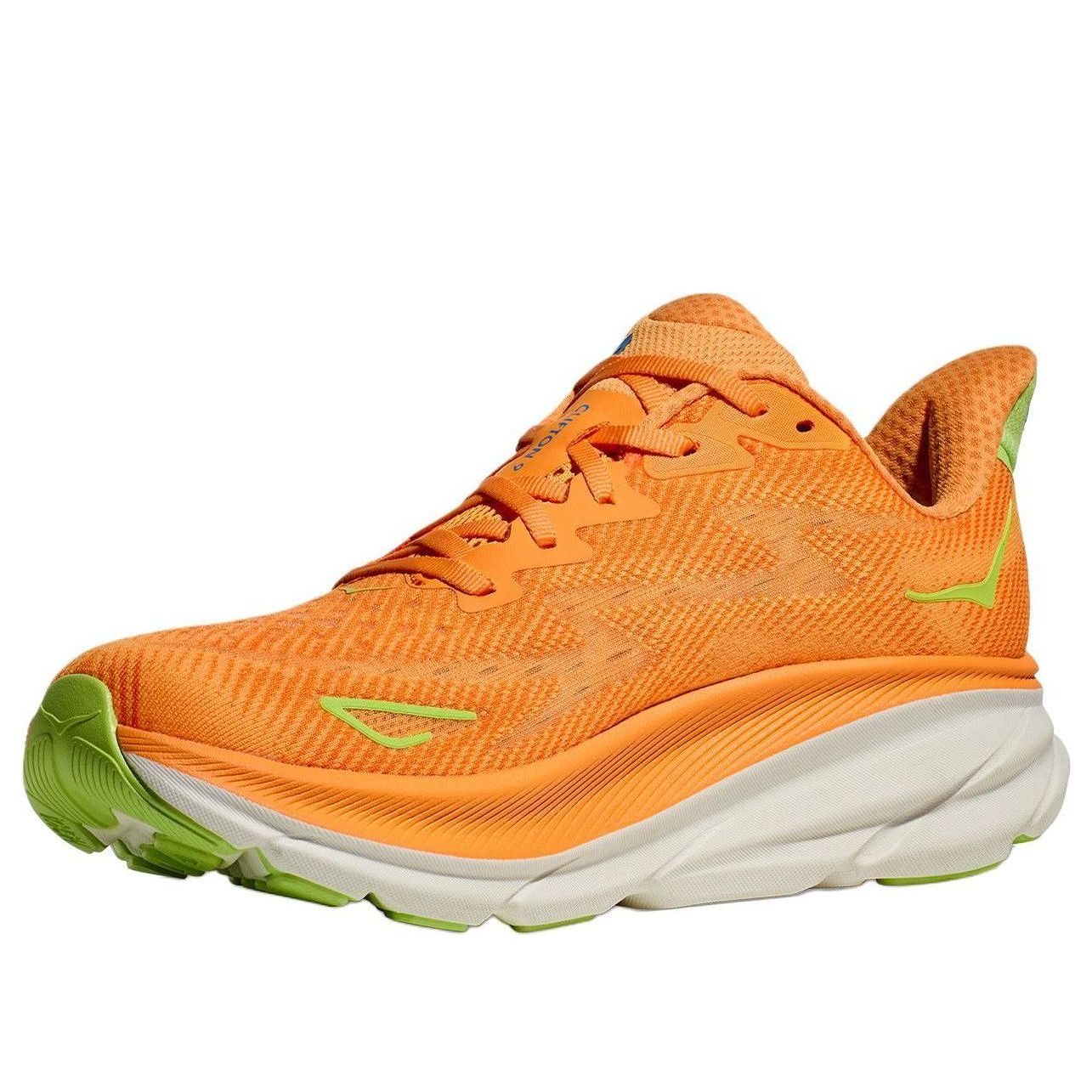 HOKA ONE ONE Clifton 9 2E Wide 'Solar Flare Lettuce' 1132210-SLRL