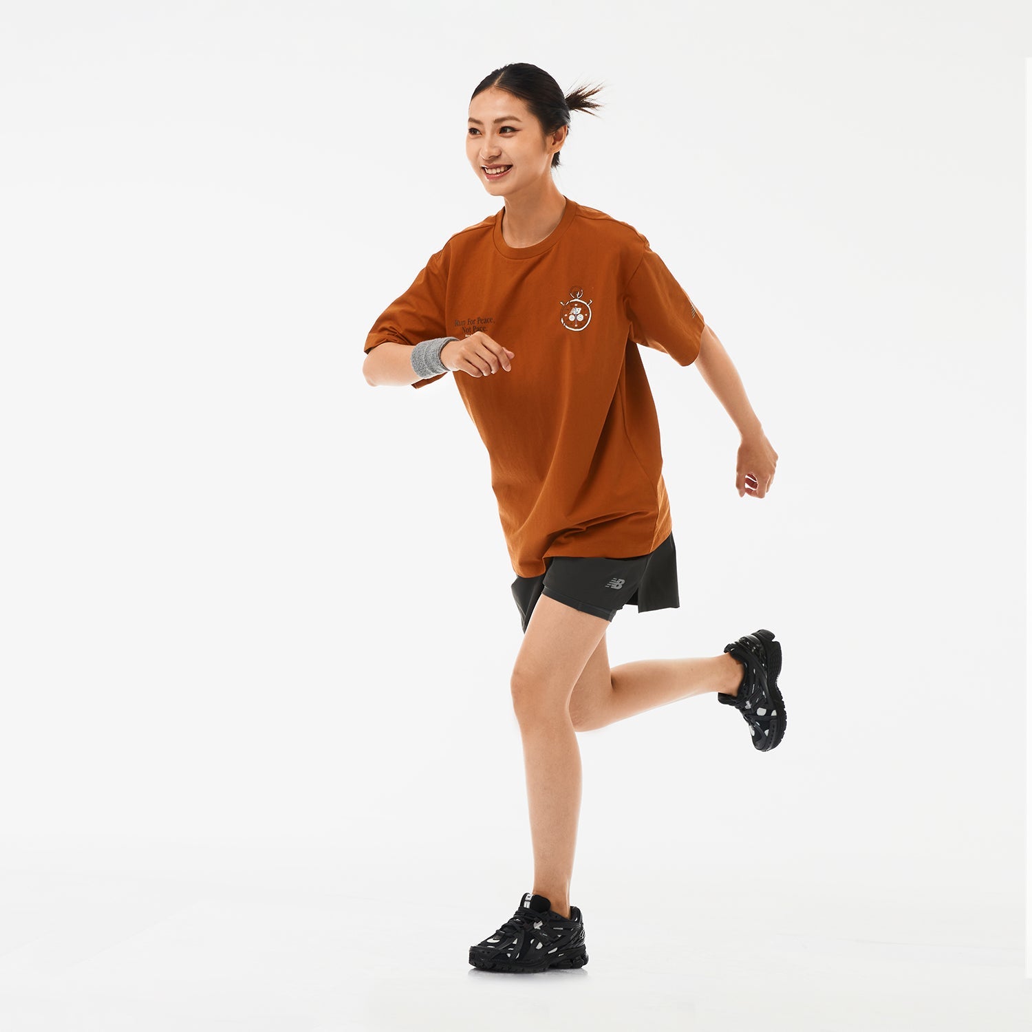 New Balance Icon T-shirt Asia Sizing 'Brown' NEE25041-BUR
