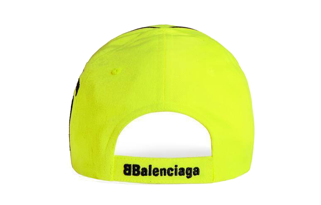 Balenciaga Paris Soccer Cap 'Neon Yellow' 7787874B5B37200