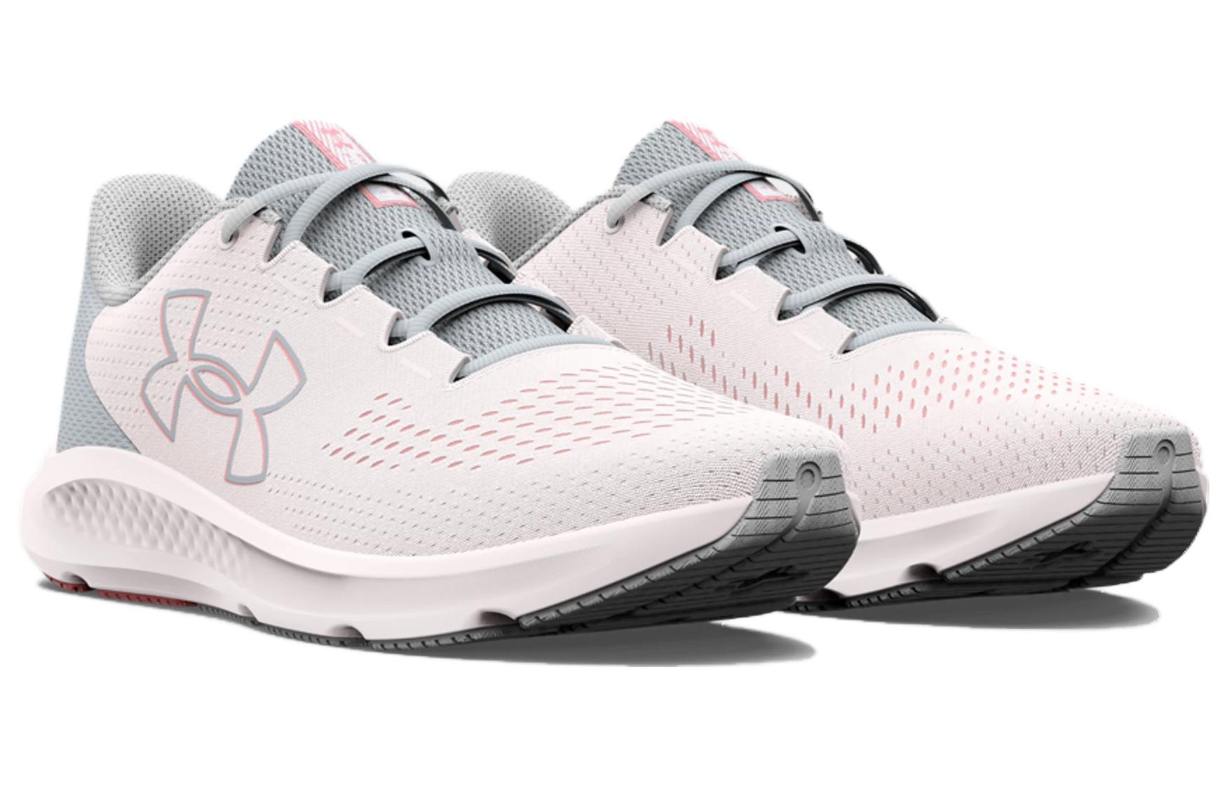 (WMNS) Under Armour Charged Pursuit 3 'Big Logo - White Pink Fizz' 3026523-101