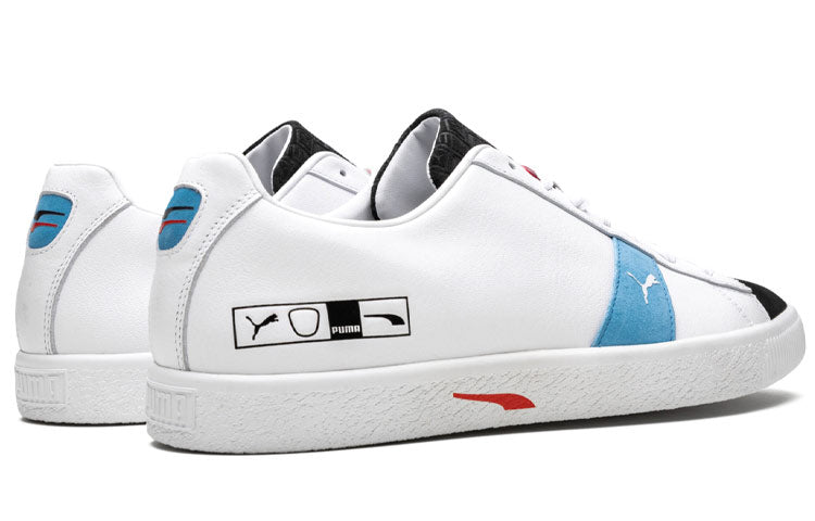 PUMA Clyde Hacked Archive Casual Shoes White/Blue/Red 372784-02