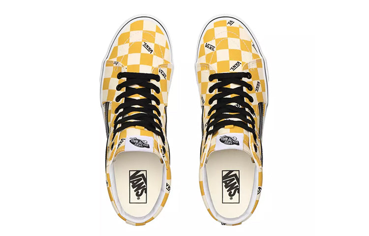 Vans SK8-HI 'Big Check - Yolk Yellow' VN0A4U3CWYT