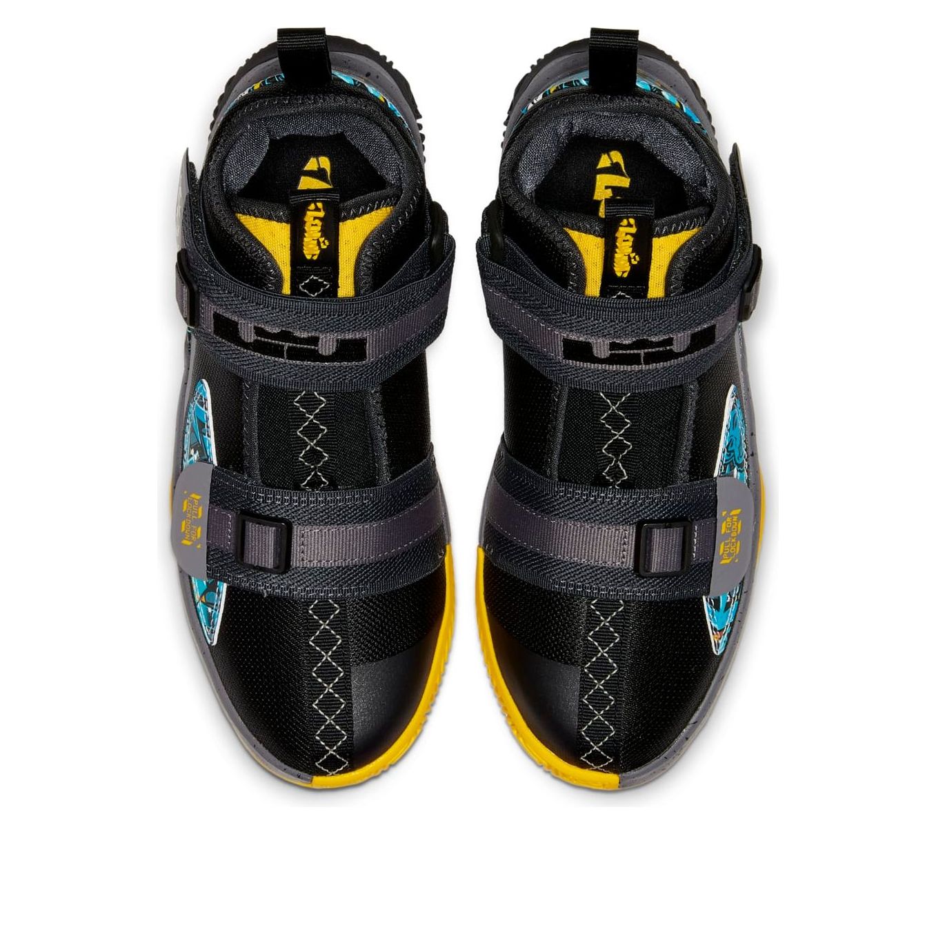 (GS) Nike LeBron Soldier 13 'Black Blue' AR7585-070
