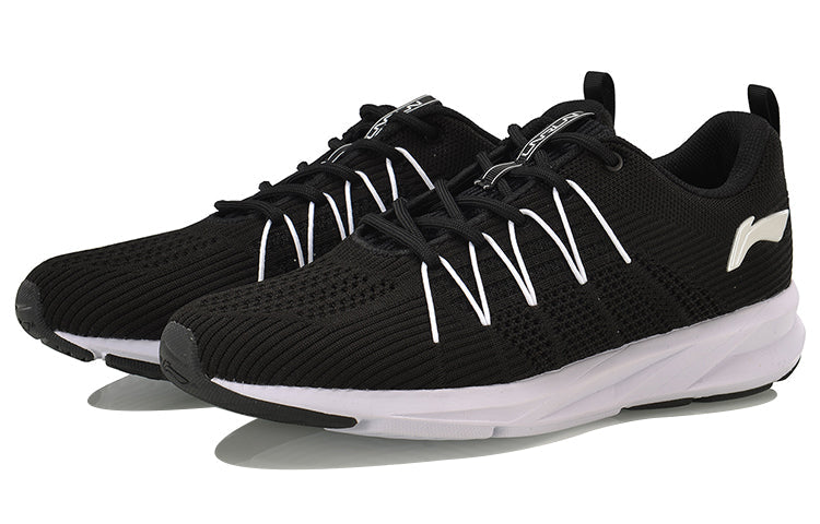 (WMNS) Li-Ning Running Shoes 'Black White' ARHP156-2