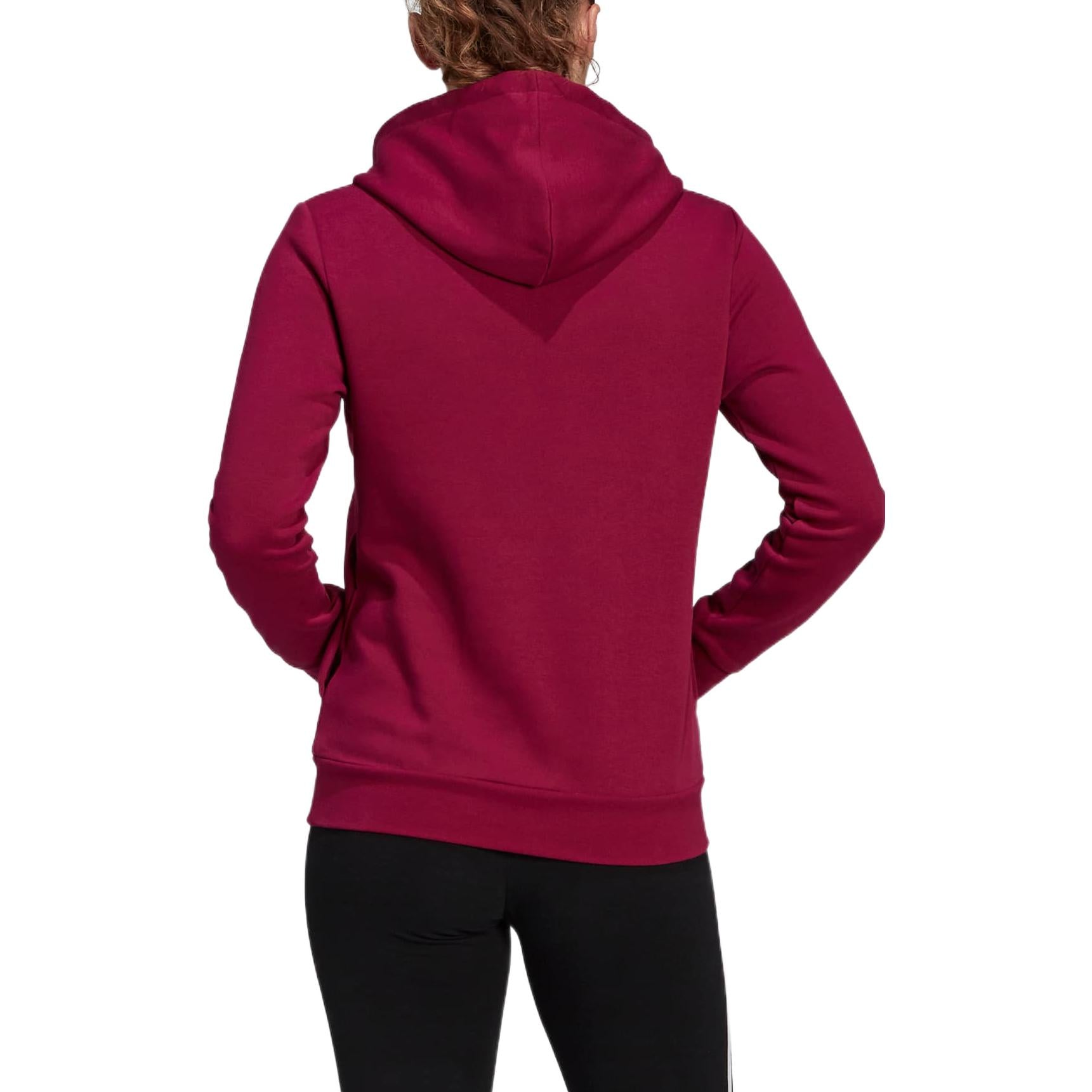 (WMNS) adidas Linear Hoodie 'Burgundy' GP8733