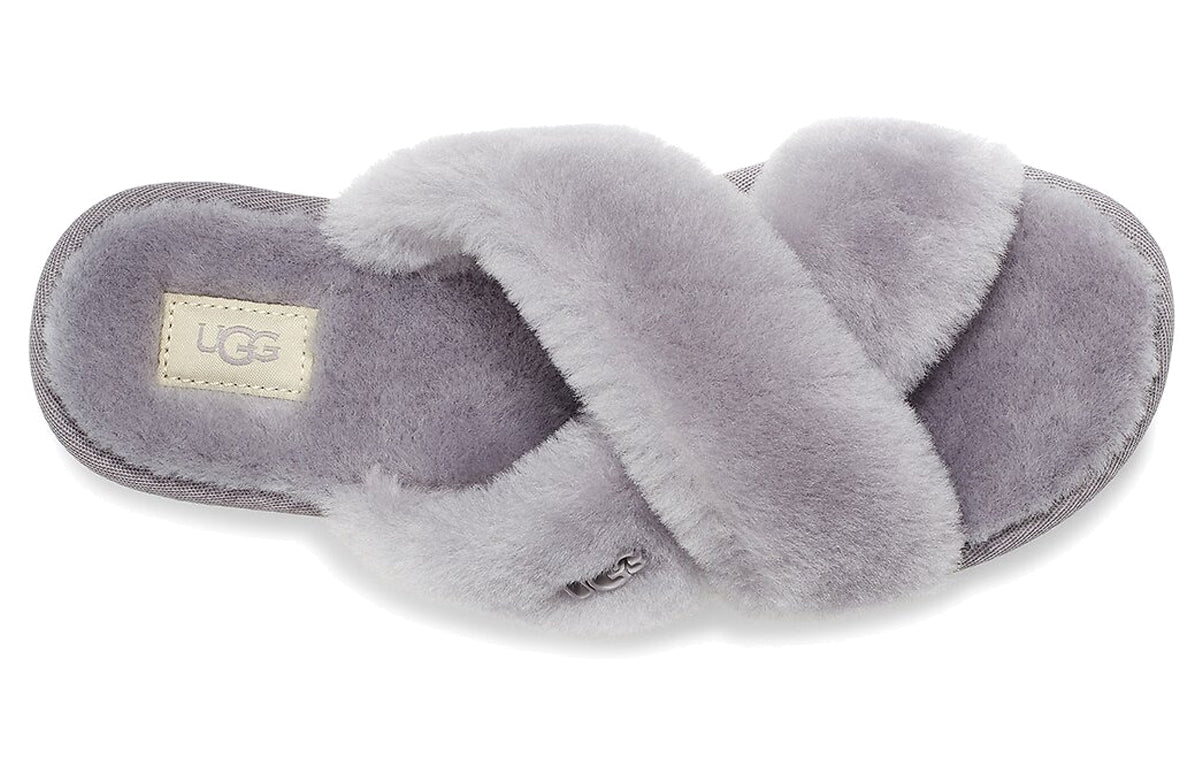 (WMNS) UGG Fuzzette Minimalistic Cozy Gray Purple 1107955-SAMT