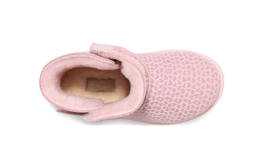 (TD) UGG Keelan Gel Hearts 'Pink' 1143656T-PINK