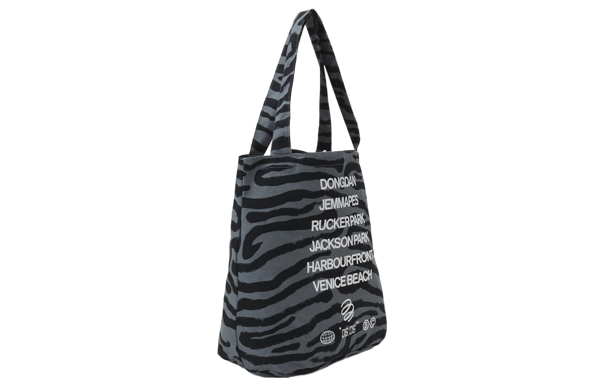Air Jordan JORDAN BREAKFAST Series Large Capacity logo Version Printing Cotton handbag Unisex Black DX7177-010