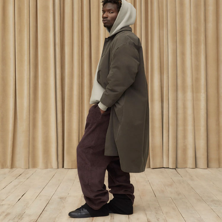 Fear of God Essentials SS23 Long Coat 'Off-Black' FOG-SS23-049
