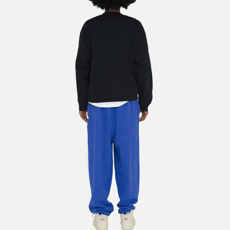 Nike x Stussy Wash Crew Fleece Asia Sizing 'Black' DO5311-010