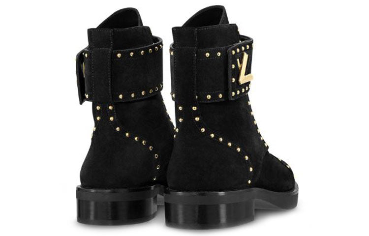(WMNS) LOUIS VUITTON LV Wonderland Flat Black Velvet Small Cowhide Gold Silver 1A4G14