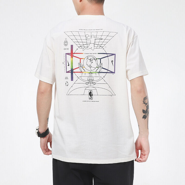 Nike AS NBA Men's NK Tee CTS N31 M2Z SS Pure DD7899-901