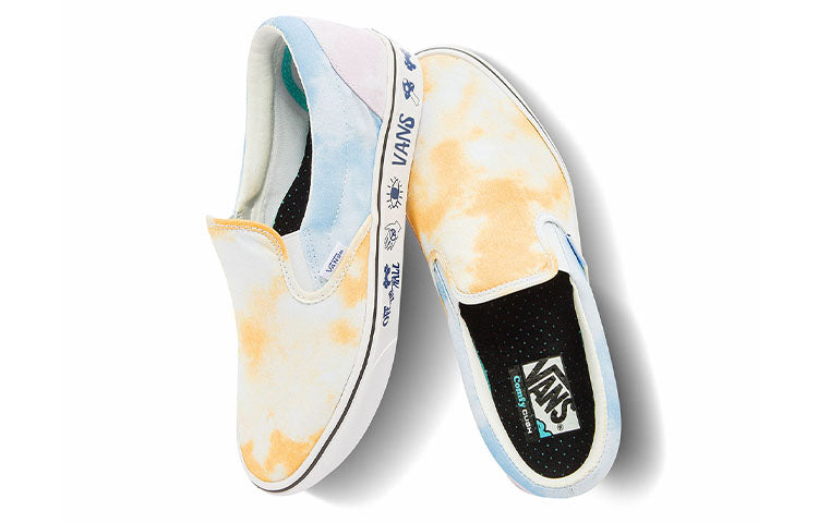 Vans Pastel Tie Dye Comfycush Slip-On 'White Blue' VN0A7TNMB1Y