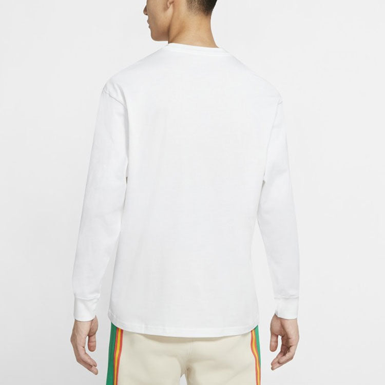 Air Jordan Sport Dna Logo Casual Sports Round Neck Pullover White CT3668-100