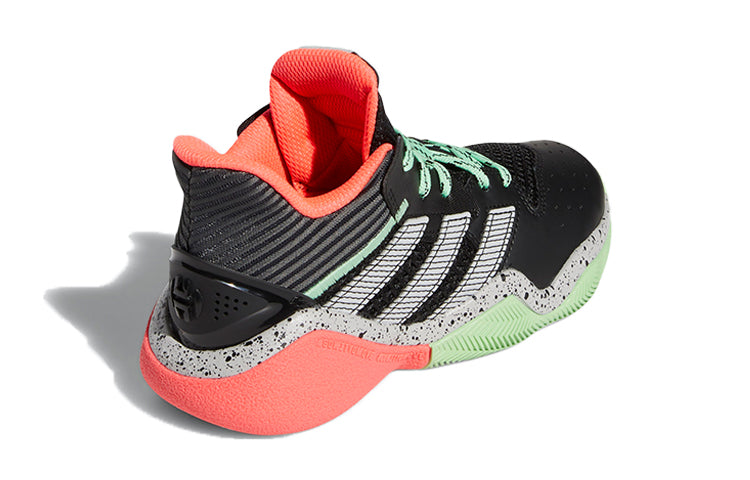 (GS) adidas Harden Stepback J 'Black Green Red' FW8545