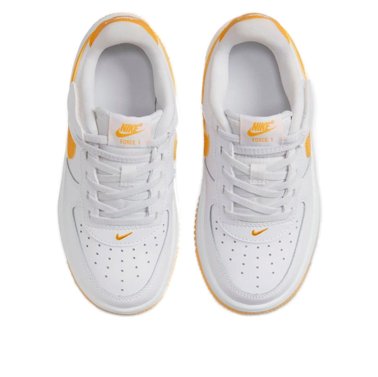 (PS) Nike Force 1 Low EasyOn 'White University Gold' FN0237-109
