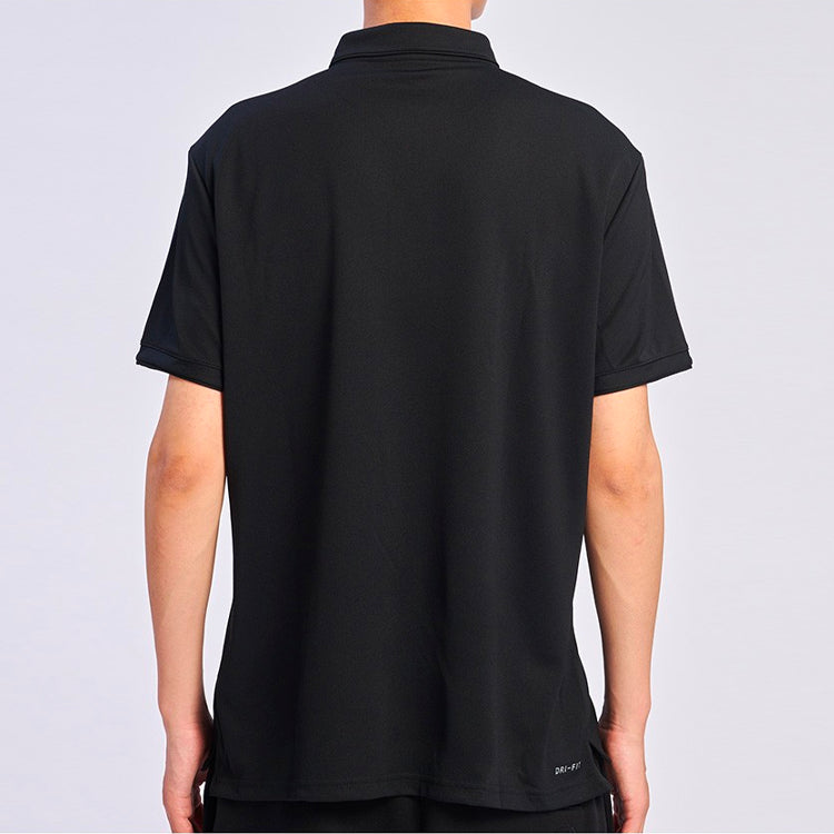 Nike Casual Sports Short Sleeve Polo Shirt Black AQ5304-010