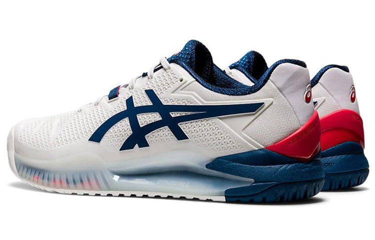 ASICS Gel Resolution 8 2E Wide 'White Mako Blue' 1041A113-103