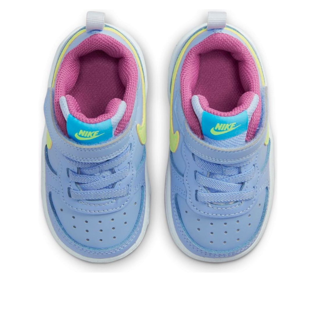 (TD) Nike Court Borough Low 2 'Cobalt Bliss Light Lemon Twist' BQ5453-405
