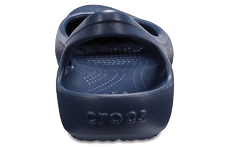(WMNS) Crocs Kadee Flat Deep Blue Sandals 205077-410
