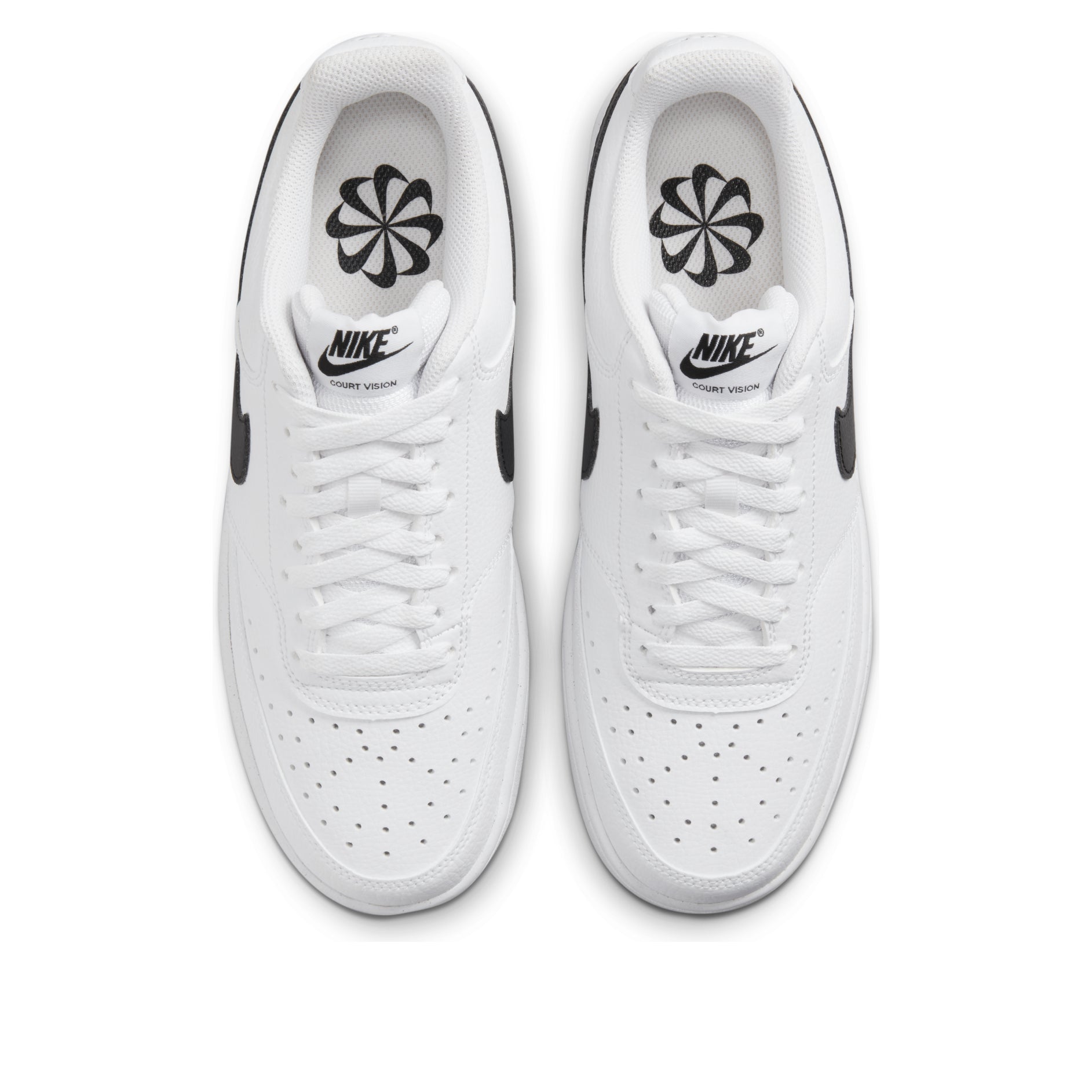 (WMNS) Nike Court Vision Low Next Nature 'White Black' DH3158-101