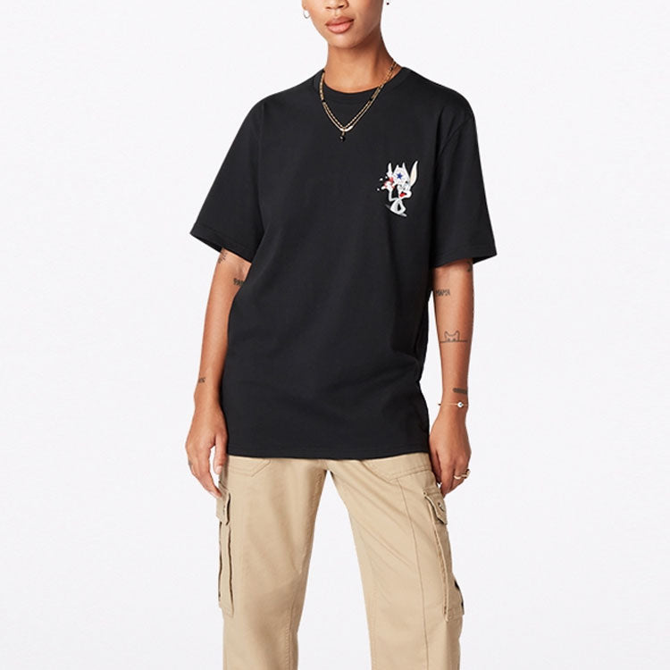 Converse x Bugs Bunny Graphic T-Shirt Asia Sizing 'Black' 10021413-A02