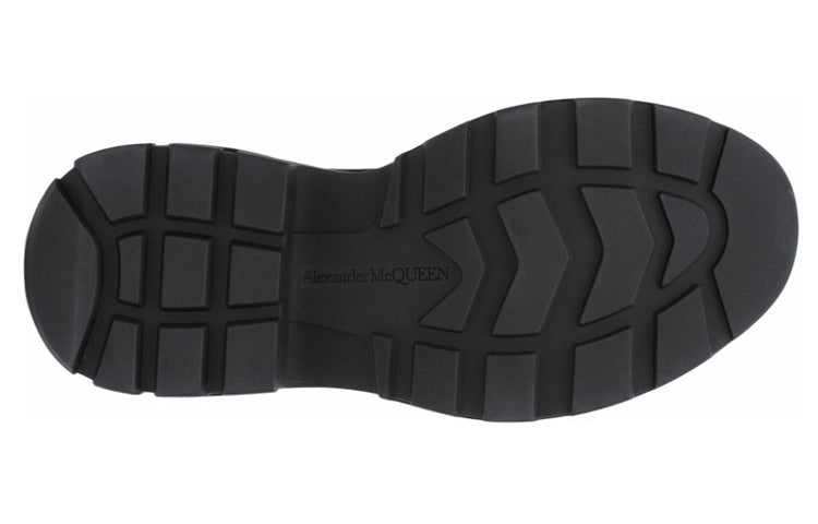 Alexander McQueen Blue Sky Print Tread Slick Boots 'Blue White Black' 705665W4TG14582