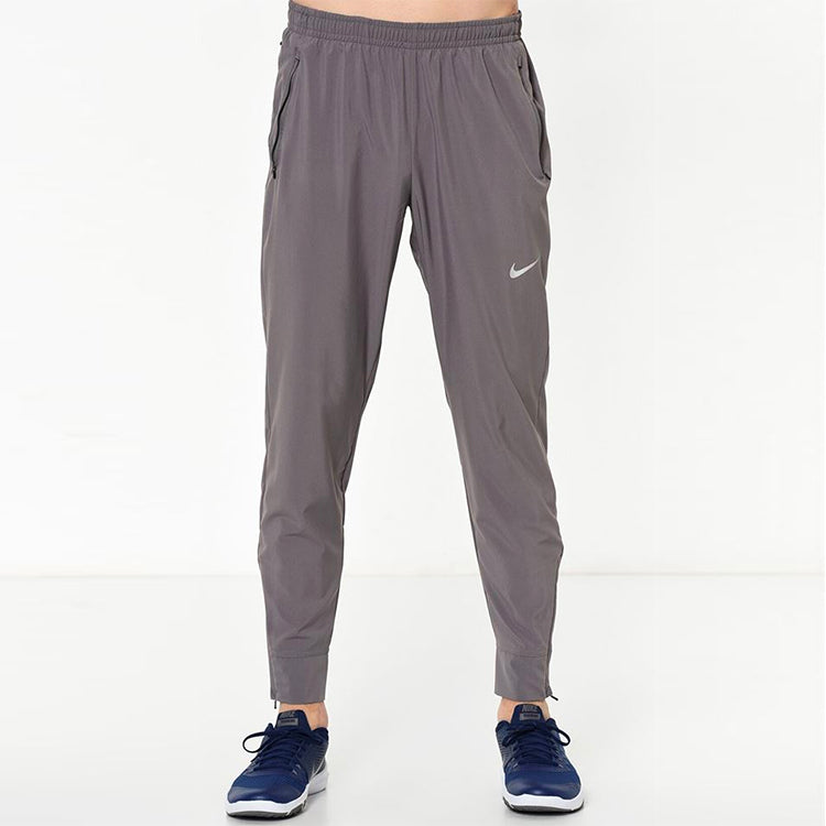 Nike logo Woven Quick Dry Running Sports Pants Gray CD8385-056