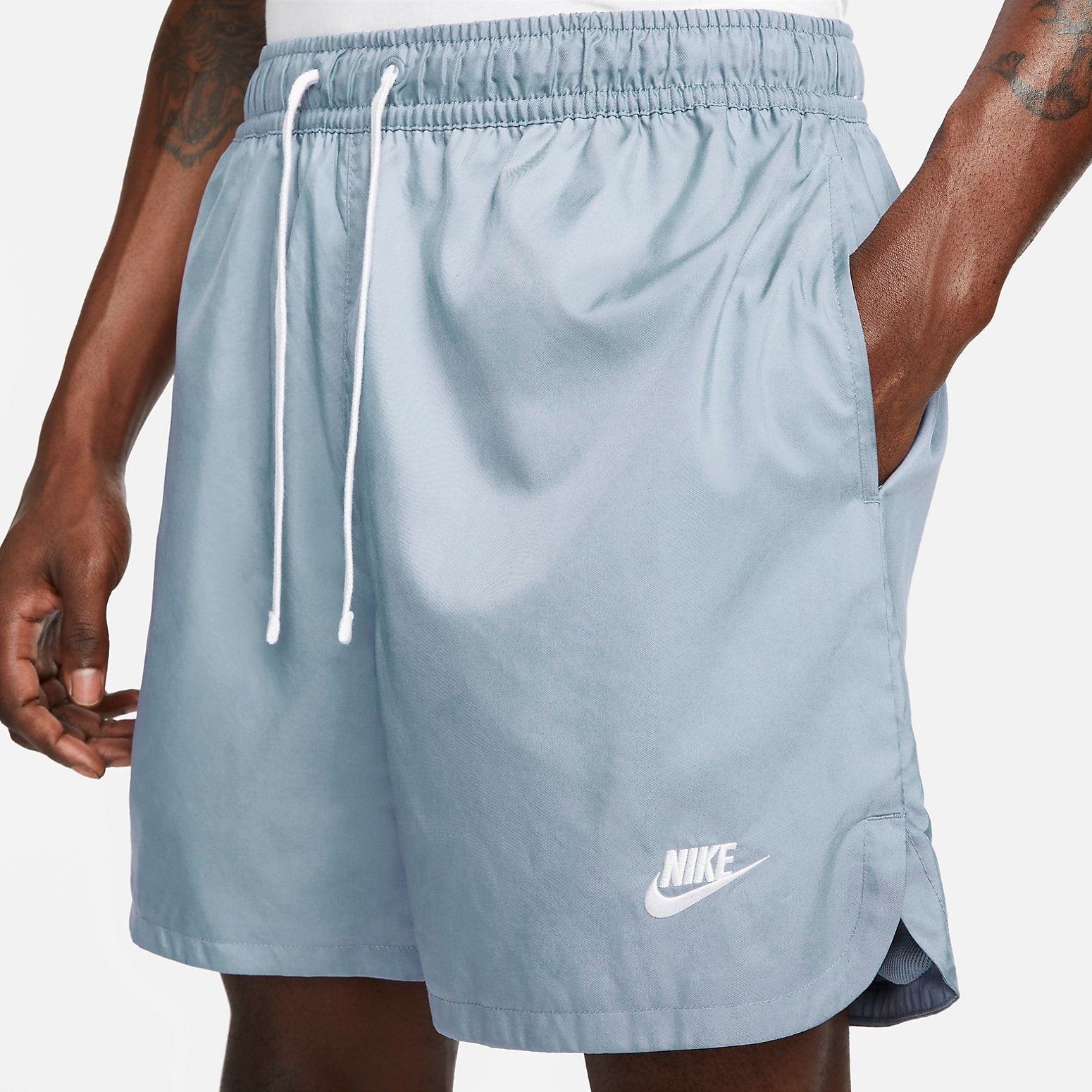 Nike Sportswear Sport Essentials Woven Lined Flow Shorts 'Blue' DM6829-493