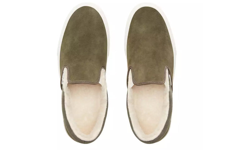 Vans Suede And Sherpa Classic Slip-On Green VN0A38F7ULZ
