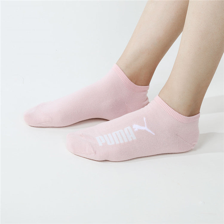 PUMA Sneaker Socks 3 pack 'Black White Pink' 100000495-006