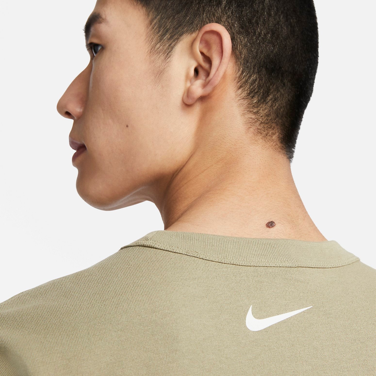Nike Just Do It Chest Pocket T-Shirt 'Olive Green' FJ7681-276