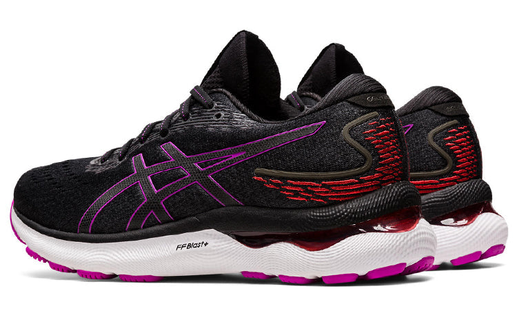 (WMNS) ASICS Gel-Nimbus 24 Wide 'Black Orchid' 1012B199-004