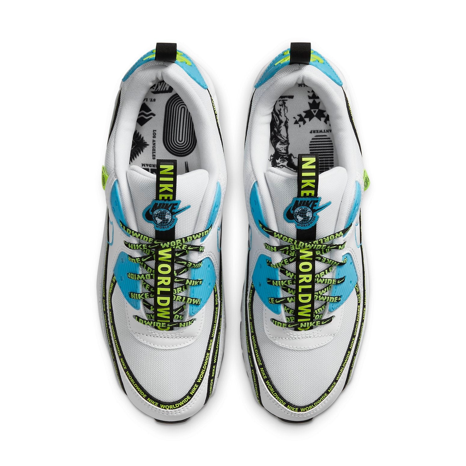 Nike Air Max 90 SE 'Worldwide Pack - Blue Fury Volt' CZ6419-100