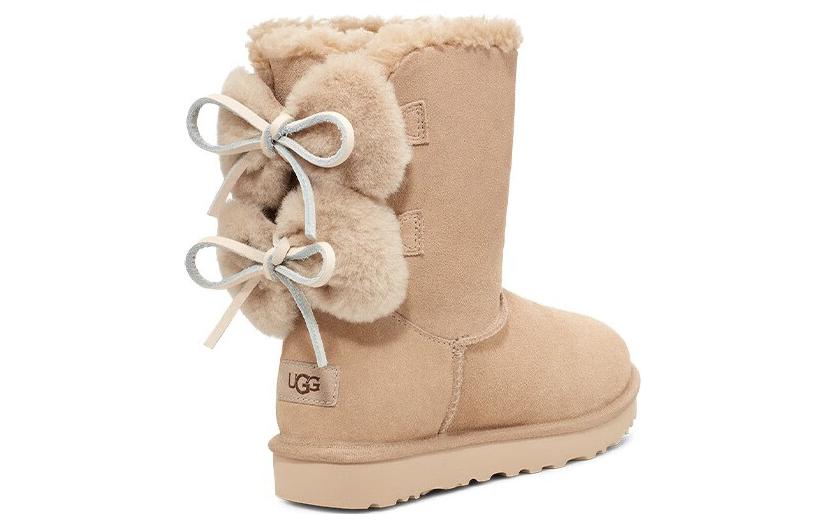 (WMNS) Ugg Classic Double Bow Short Boot 'Mustard Seed' 1127131-MDSD
