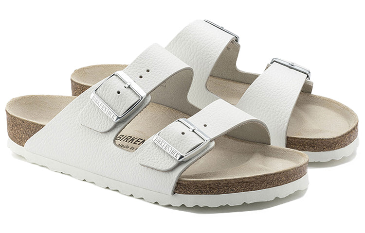 Birkenstock Arizona Natural Leather Narrow Fit 'White' 51133
