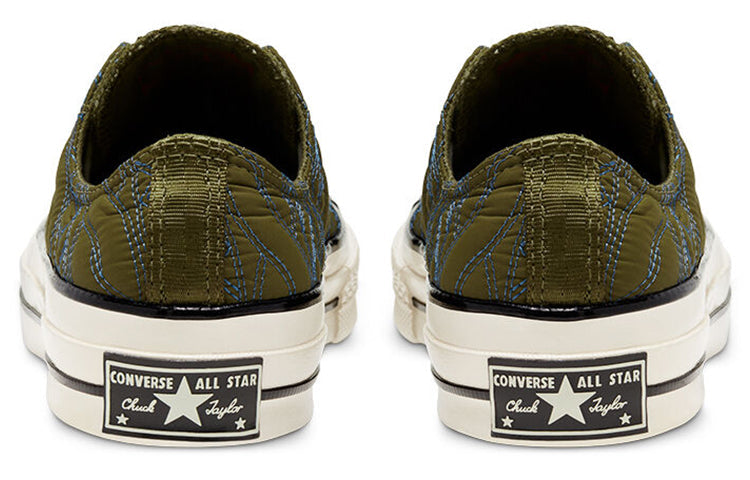 (WMNS) Converse Chuck 70 Low 'Runway Cable - Dark Moss' 568679C