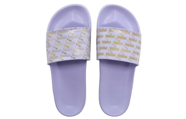 (WMNS) PUMA Leadcat Holographic Sandals Purple 369417-01