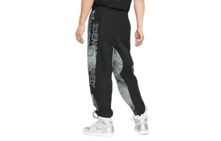 Air Jordan 23 Engineered Reflective Printed Sweatpants 'Black' CU9058-100