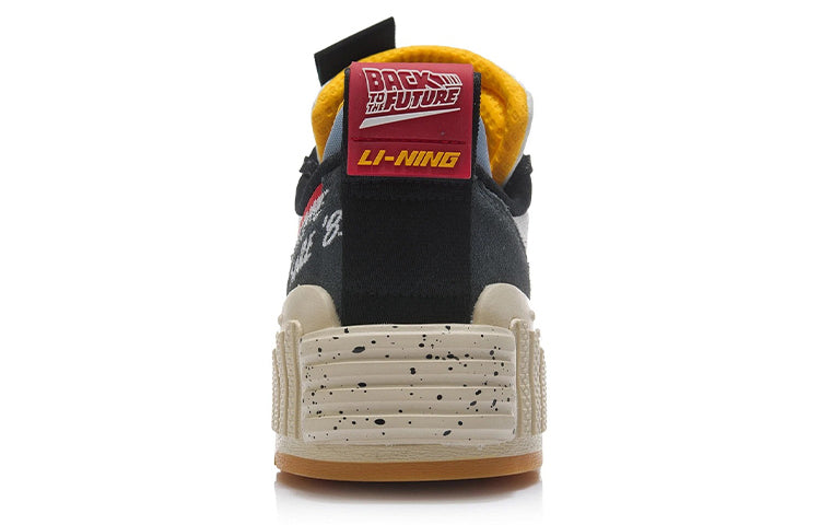 Li-Ning 001 Unblock x Back To The Future 'White Grey Black' AGCR369-1