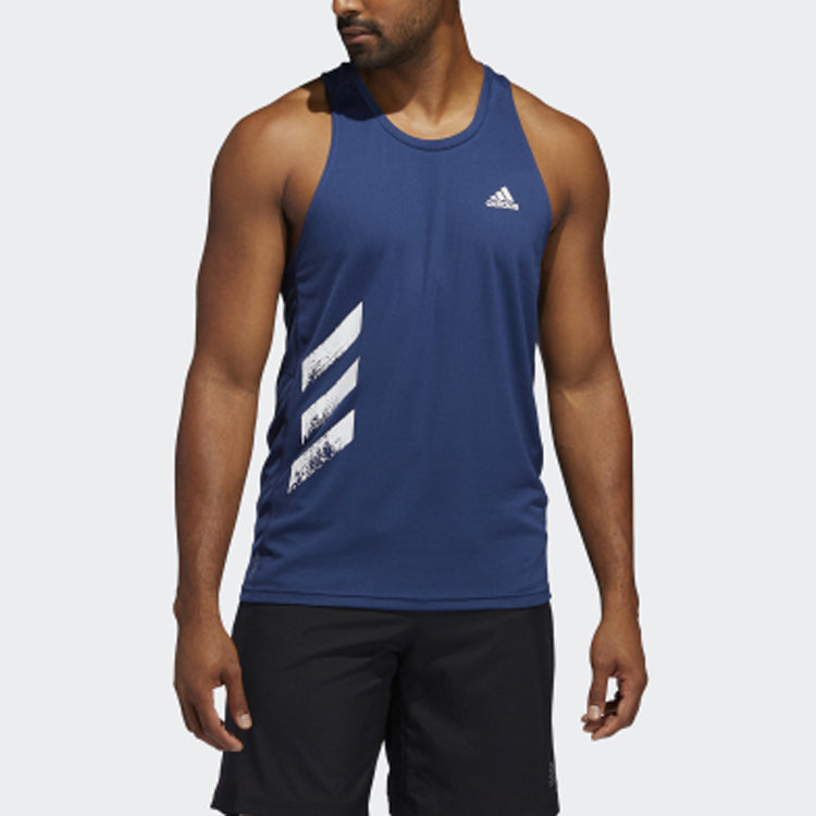 adidas Reflective Running Sports Vest Blue FQ2529