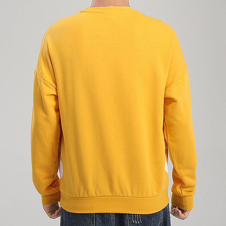 adidas M FAV BL SWT Round Neck Athleisure Casual Sports Pullover Gold Color GK0619