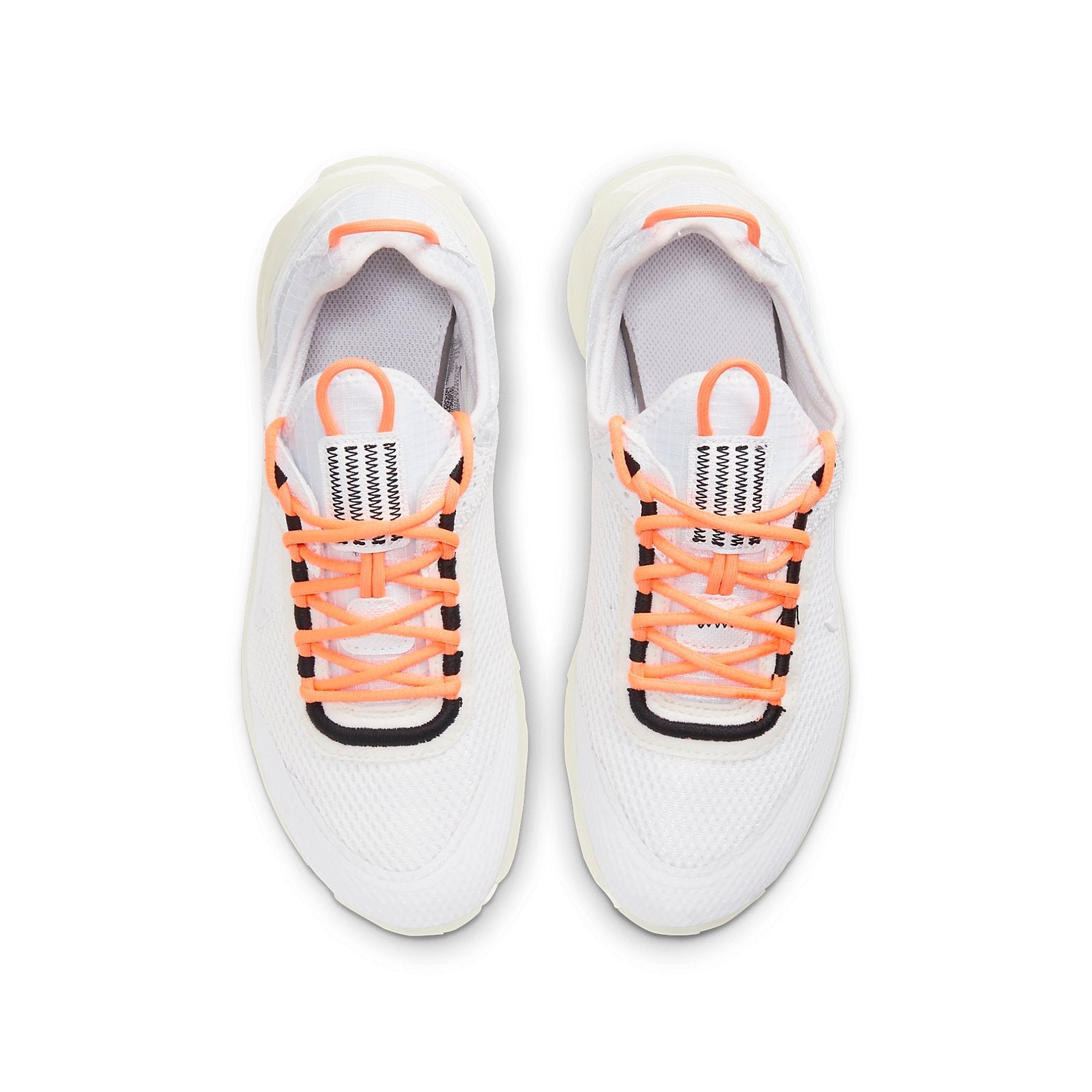(GS) Nike React Live Shoes White/Orange CW1622-800
