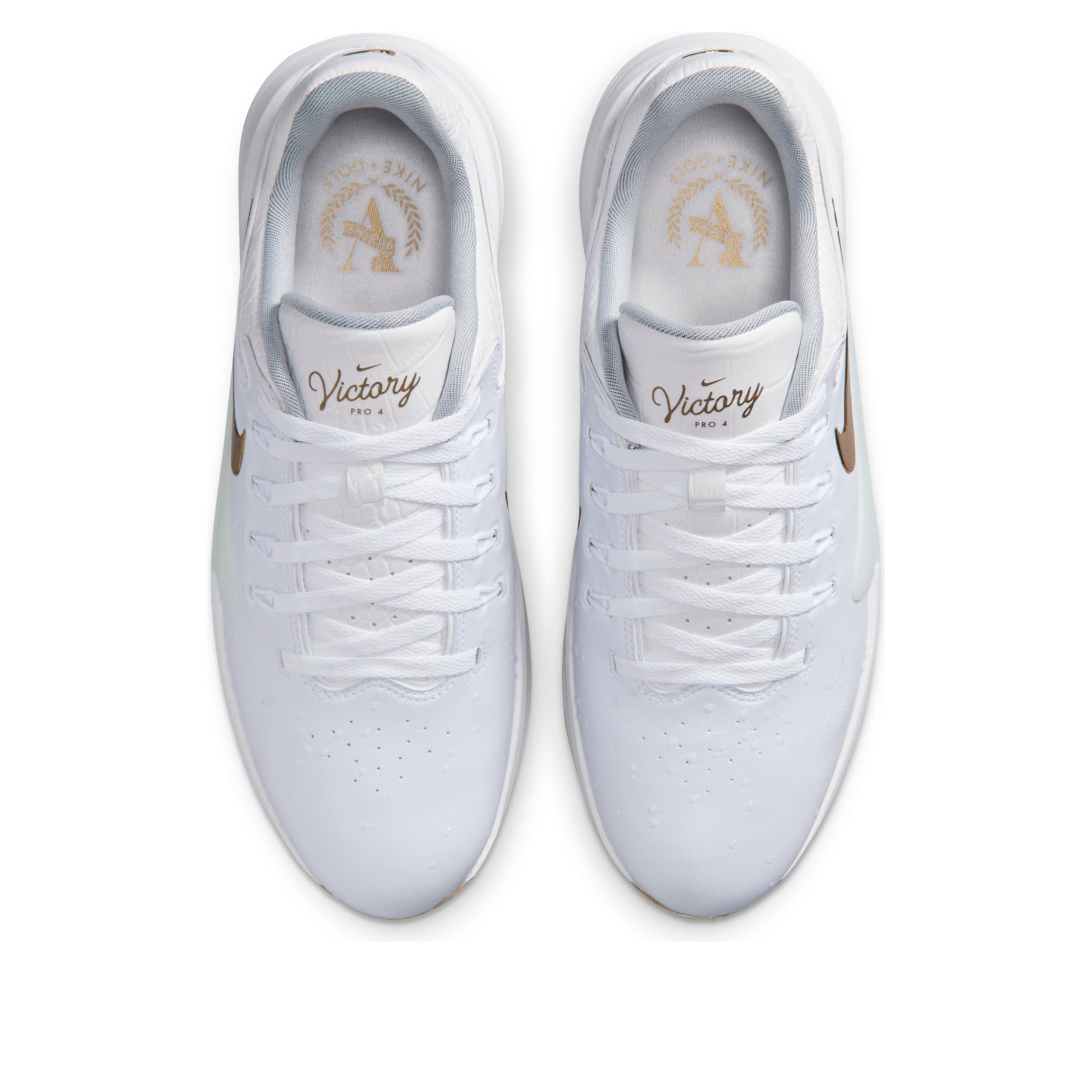 Nike Victory Pro 4 'White Metallic Gold' IF4082-100