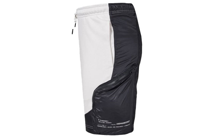 Air Jordan Contrasting Colors Loose Lacing Woven Casual Sports Shorts White DM1862-030