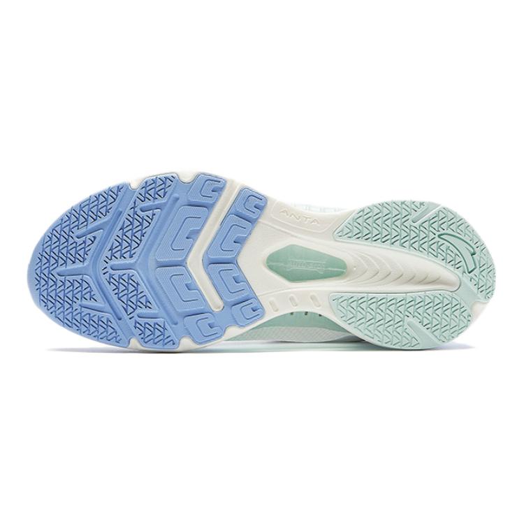 (GS) ANTA Running Series Sneakers 'White blue Green' A322425577-1