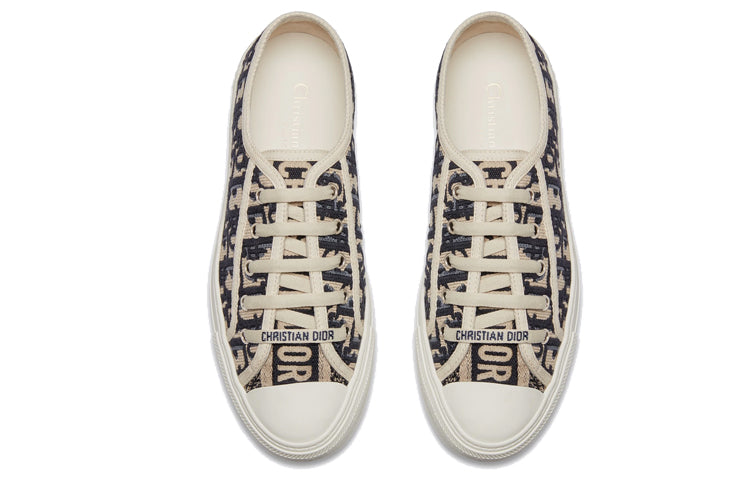 (WMNS) Dior Walk'N'Dior Oblique 'Navy Canvas' KCK211OBE_S56B